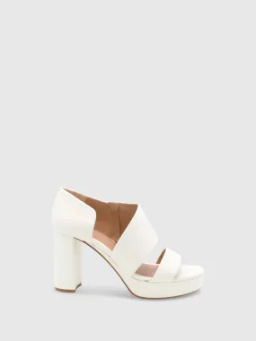 Heel Sandals Aperol Spritz Off White