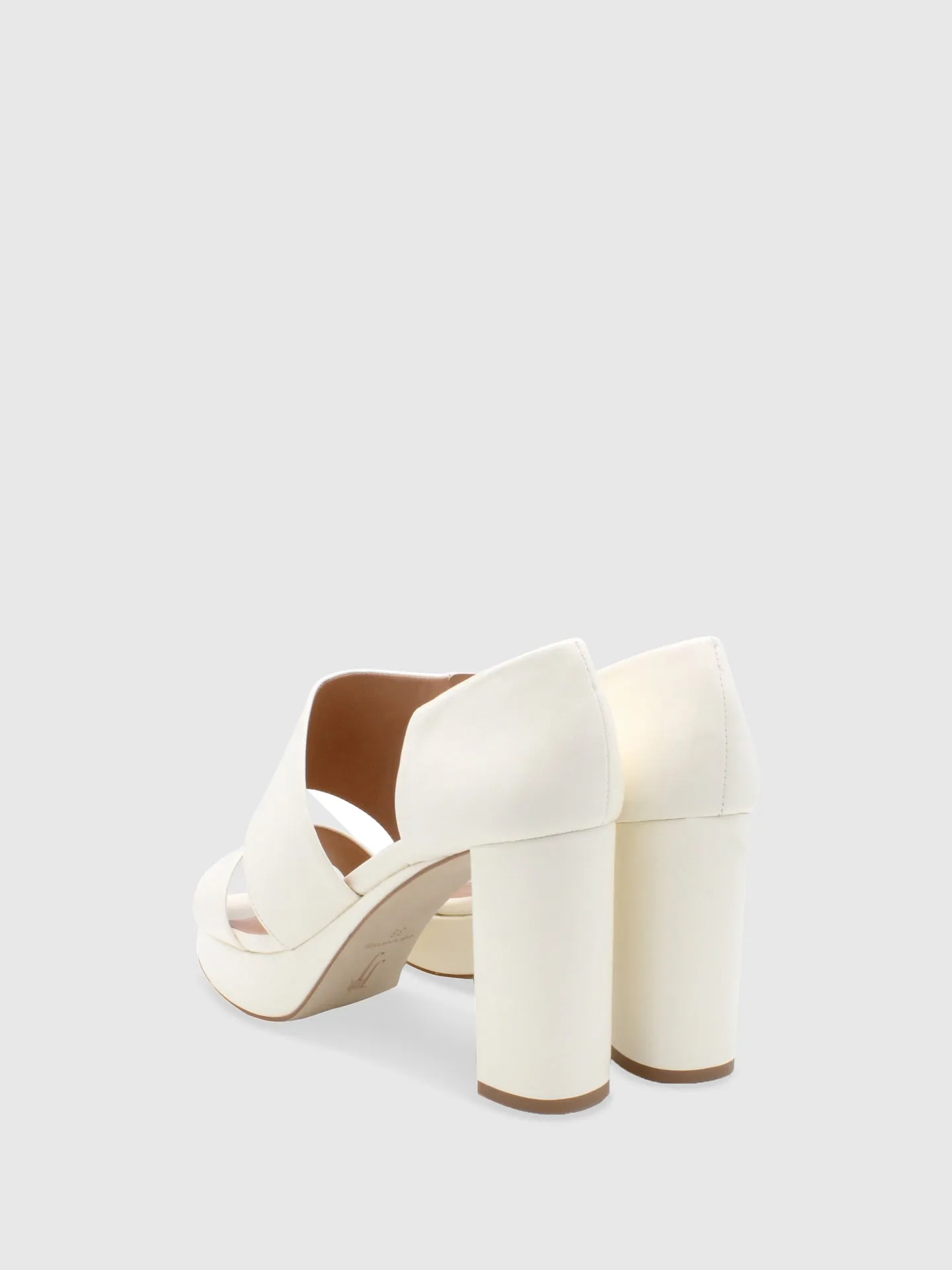 Heel Sandals Aperol Spritz Off White