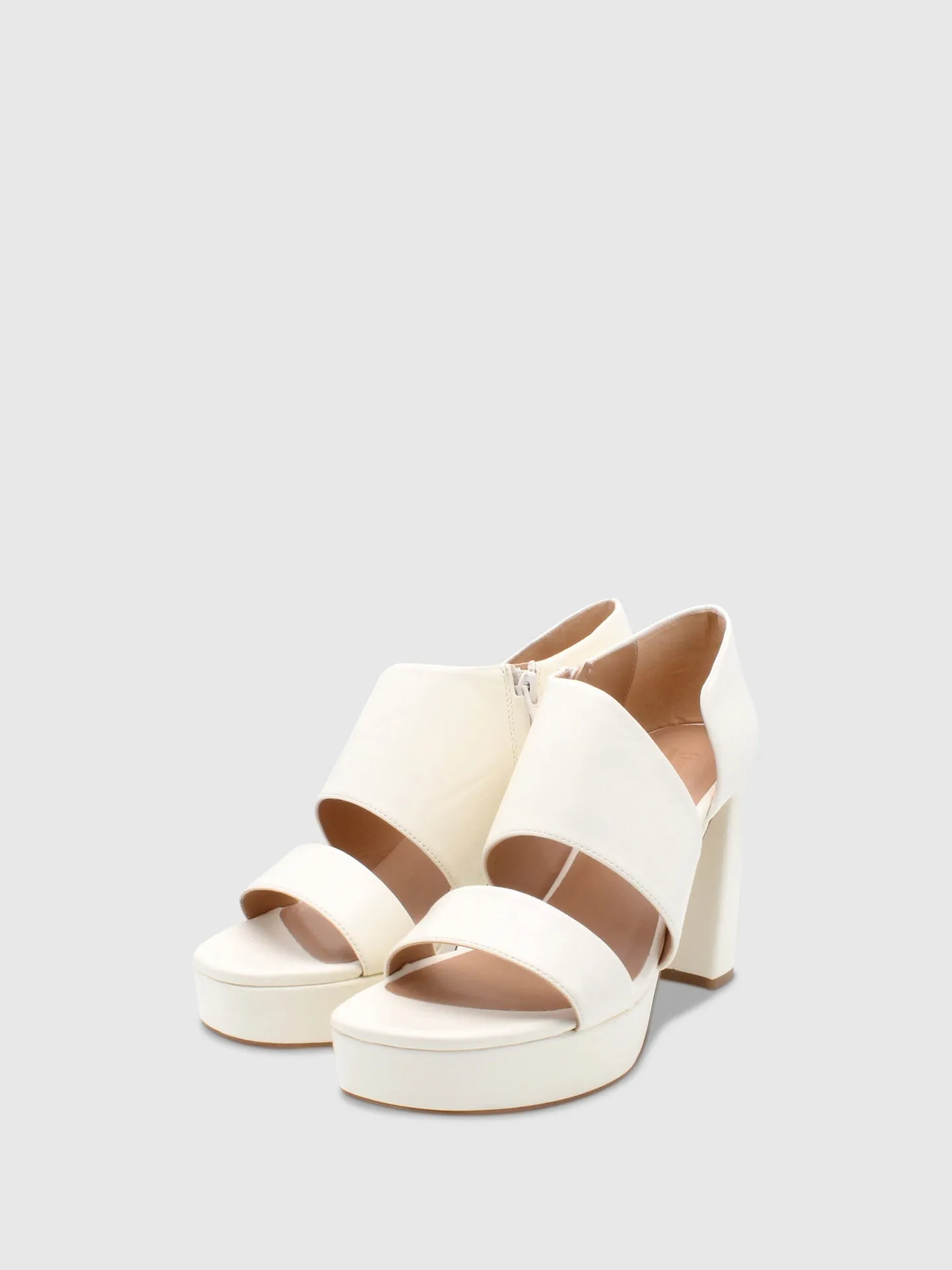 Heel Sandals Aperol Spritz Off White