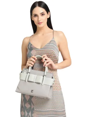 Heidi Bow Grey Handbag