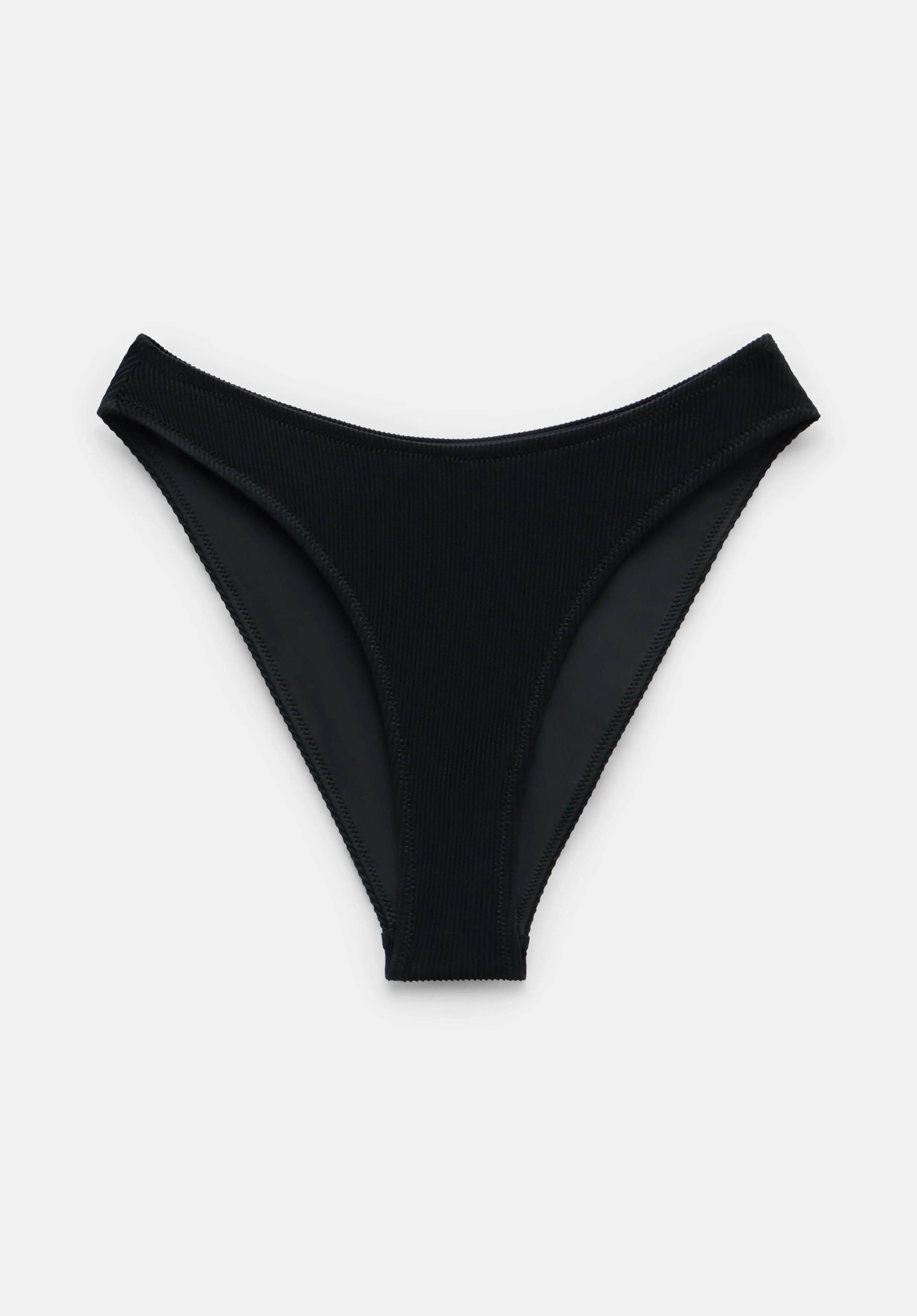 Heidi High Leg Rib Bikini Bottoms