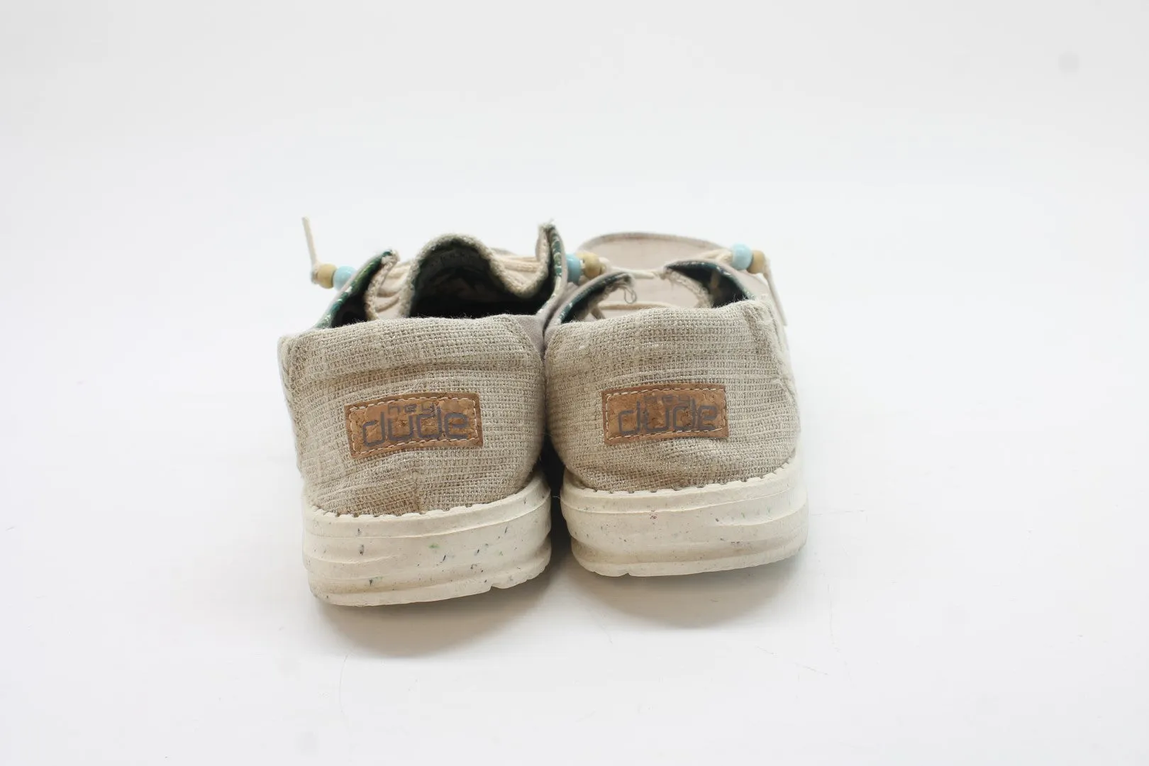 Hey Dude Women's Wendy Natural Sneakers Preowned4