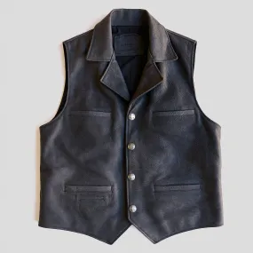 Indy Bison Ranchers Vest No.39 | Charcoal