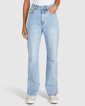 Insight Britney Bootleg Slit Jeans Blue State