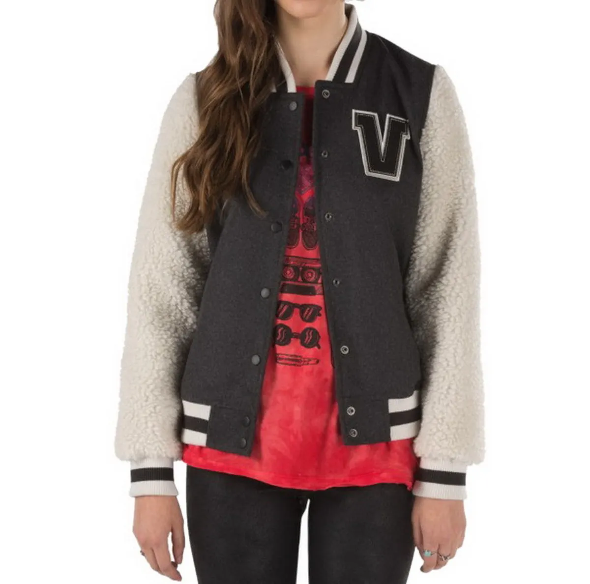 jacket women's spring/fall VANS - University - Phantom Heather - V2Y7875  -  Metal-shop