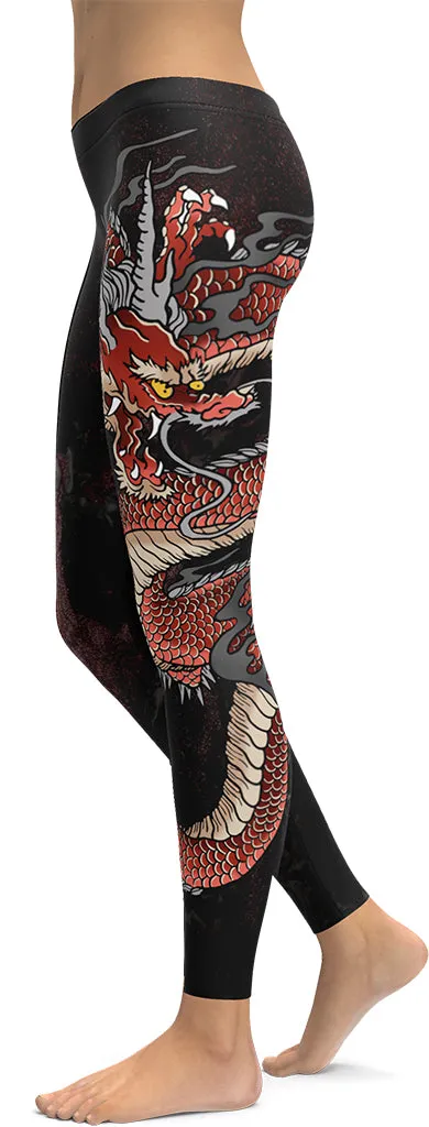 Japanese Dragon Leggings