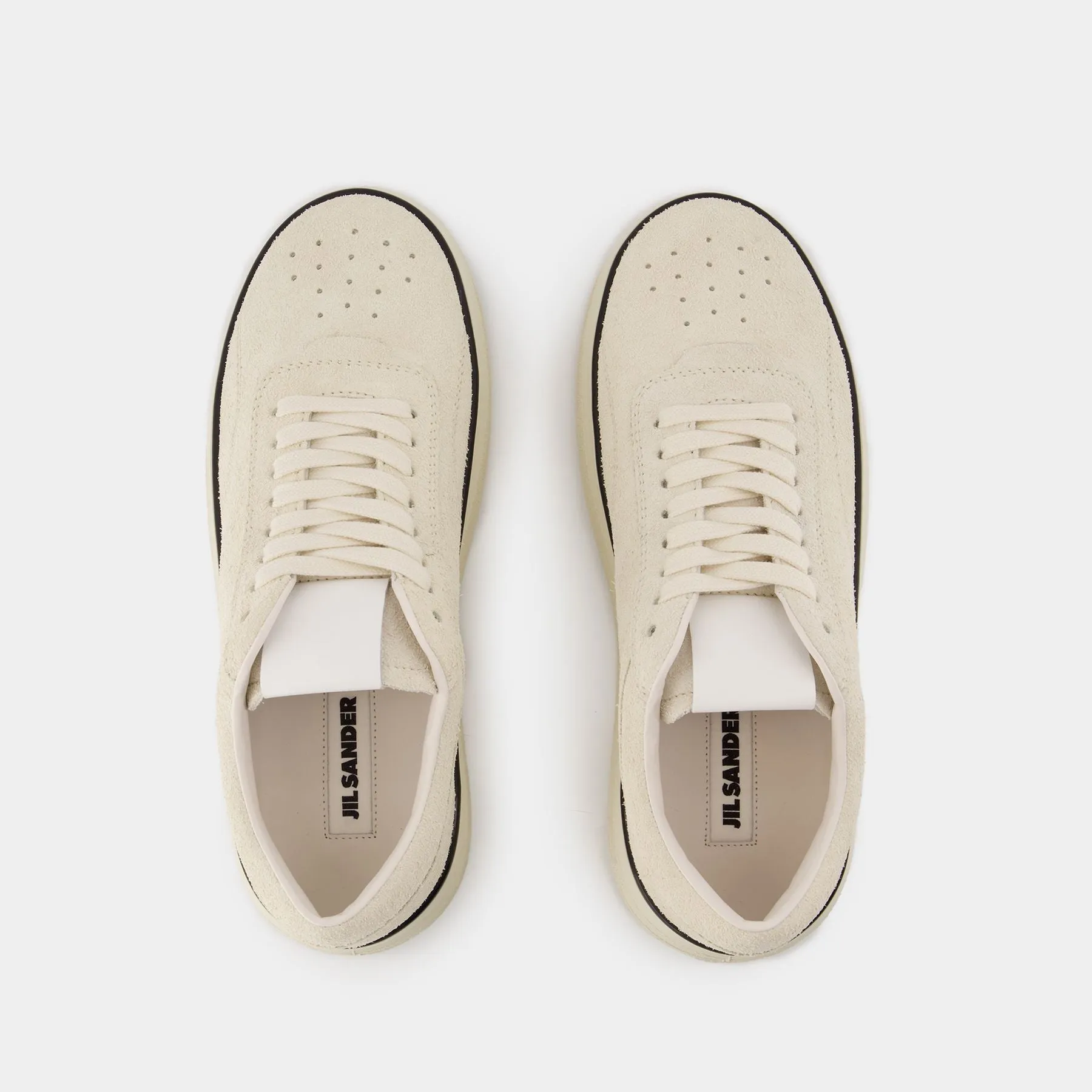 Jil Sander  Low Sneakers - Jil Sander - Leather - Porcelain