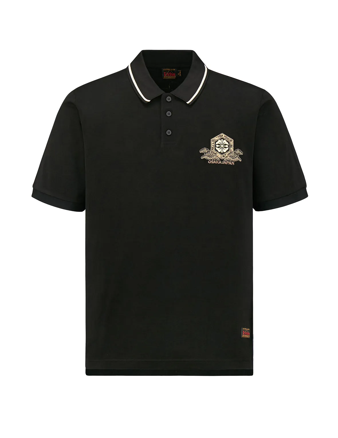 Kamon Embroidered Polo Shirt