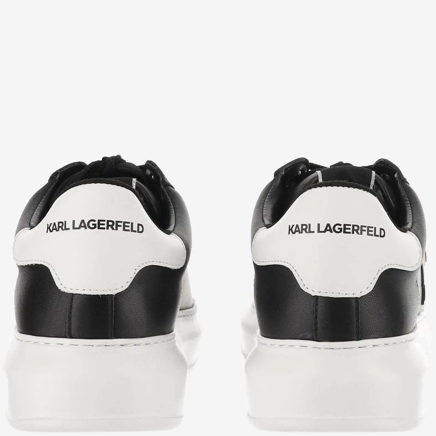 Karl Lagerfeld    Karl Lagerfeld Leather Sneakers With Logo