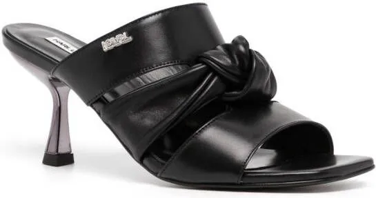 Karl Lagerfeld Panache 80mm knot-detailing sandals Black