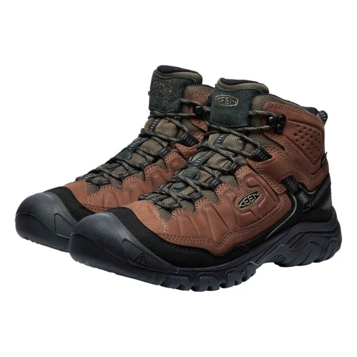 Keen Men's Targhee IV WP Mid Boot - Bison/Black