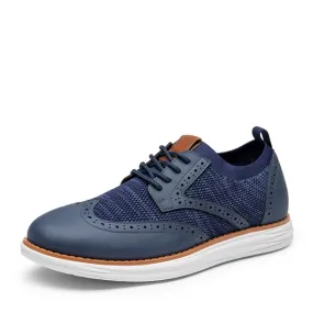 [KnitFlex SmartCraft+] Men's Wingtip Mesh Oxford Sneakers