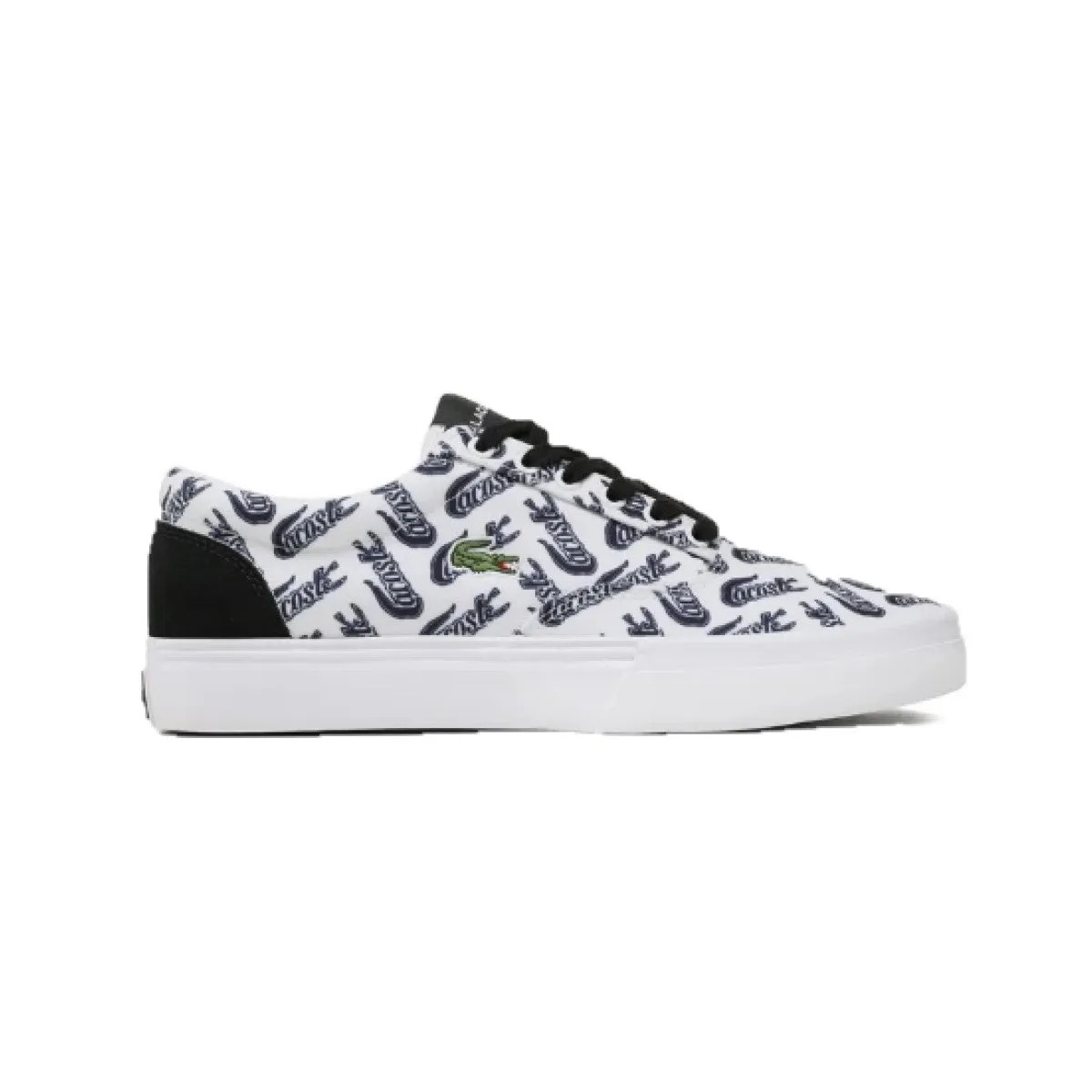 LACOSTE 7-45CMA0024147 JUMP SERVE LACE MN'S (Medium) White/Black Textile & Leather Lifestyle Shoes