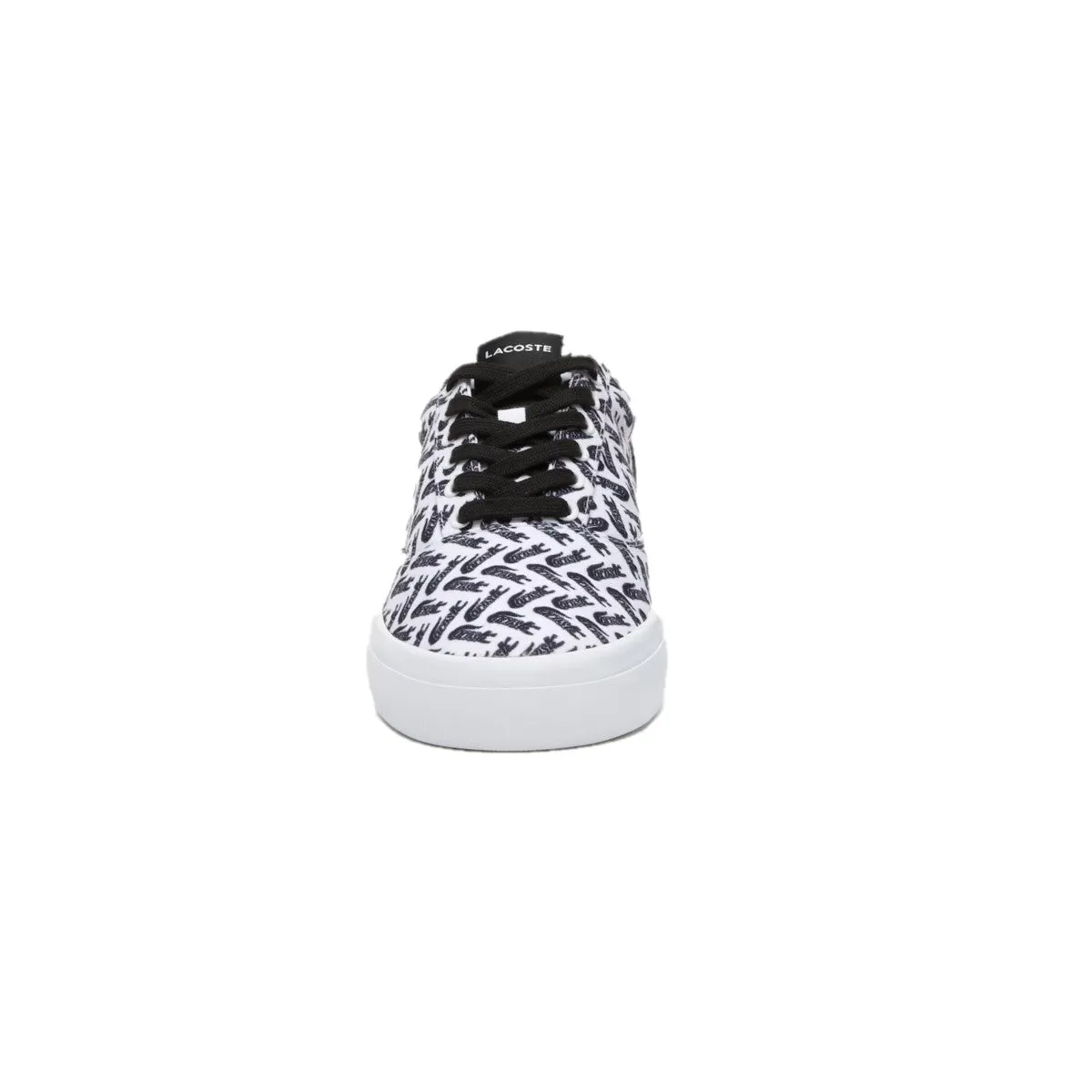 LACOSTE 7-45CMA0024147 JUMP SERVE LACE MN'S (Medium) White/Black Textile & Leather Lifestyle Shoes