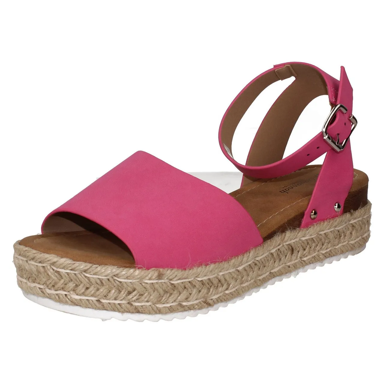 Ladies Savannah Wedge Mule Wide Fit Sandals F1R2039