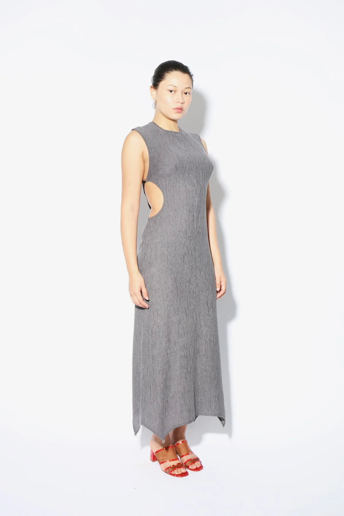 Lattice Dress - Grey