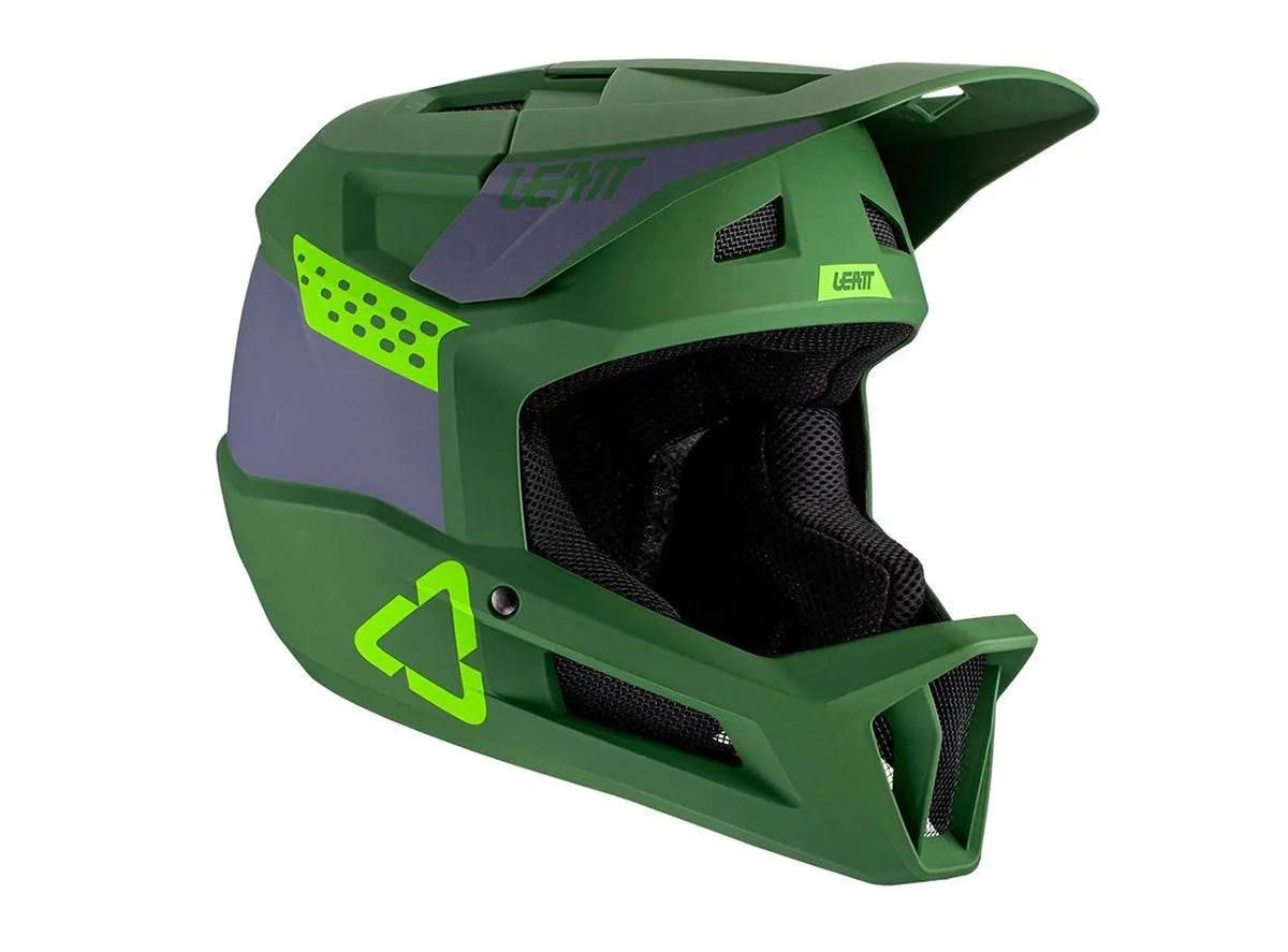 Leatt MTB 1.0 DH Full Face Helmet - Cactus - 2021