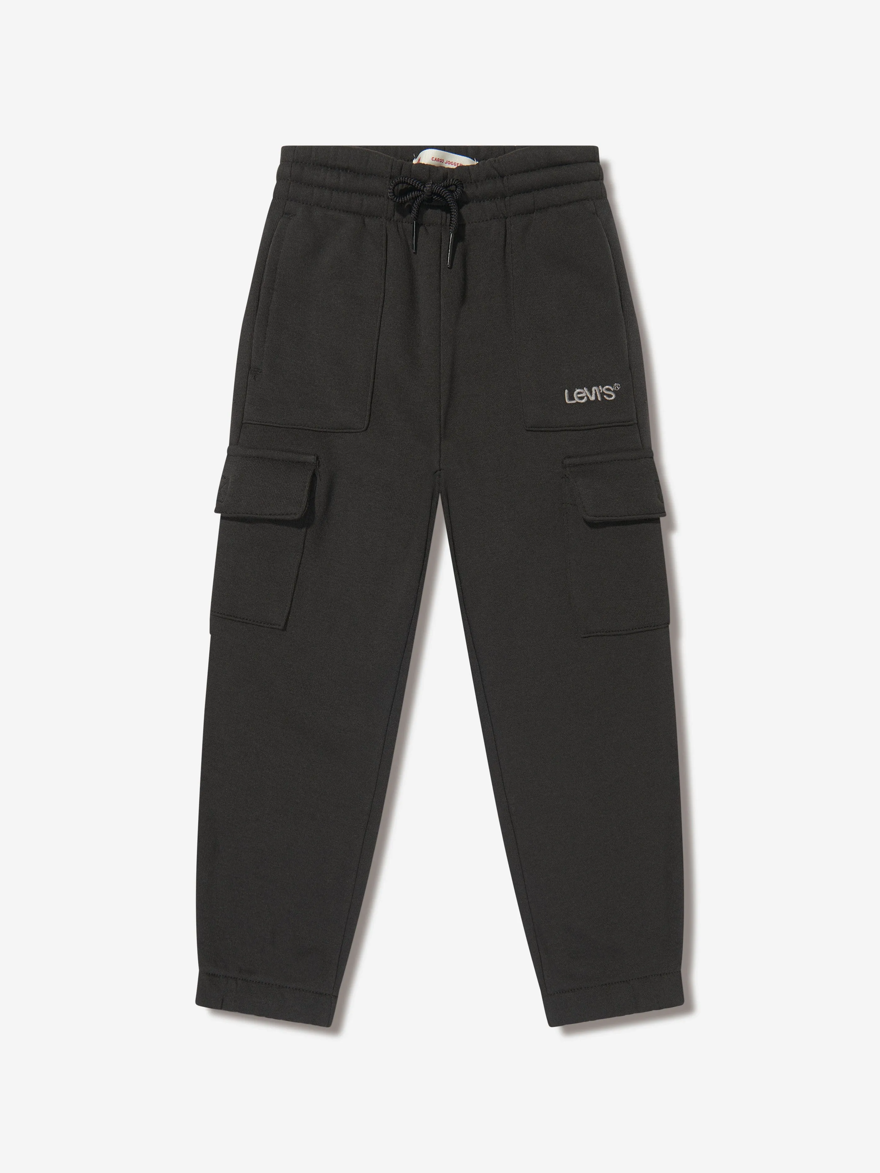 Levi's Wear Boys Utility Cargo Joggers in Black