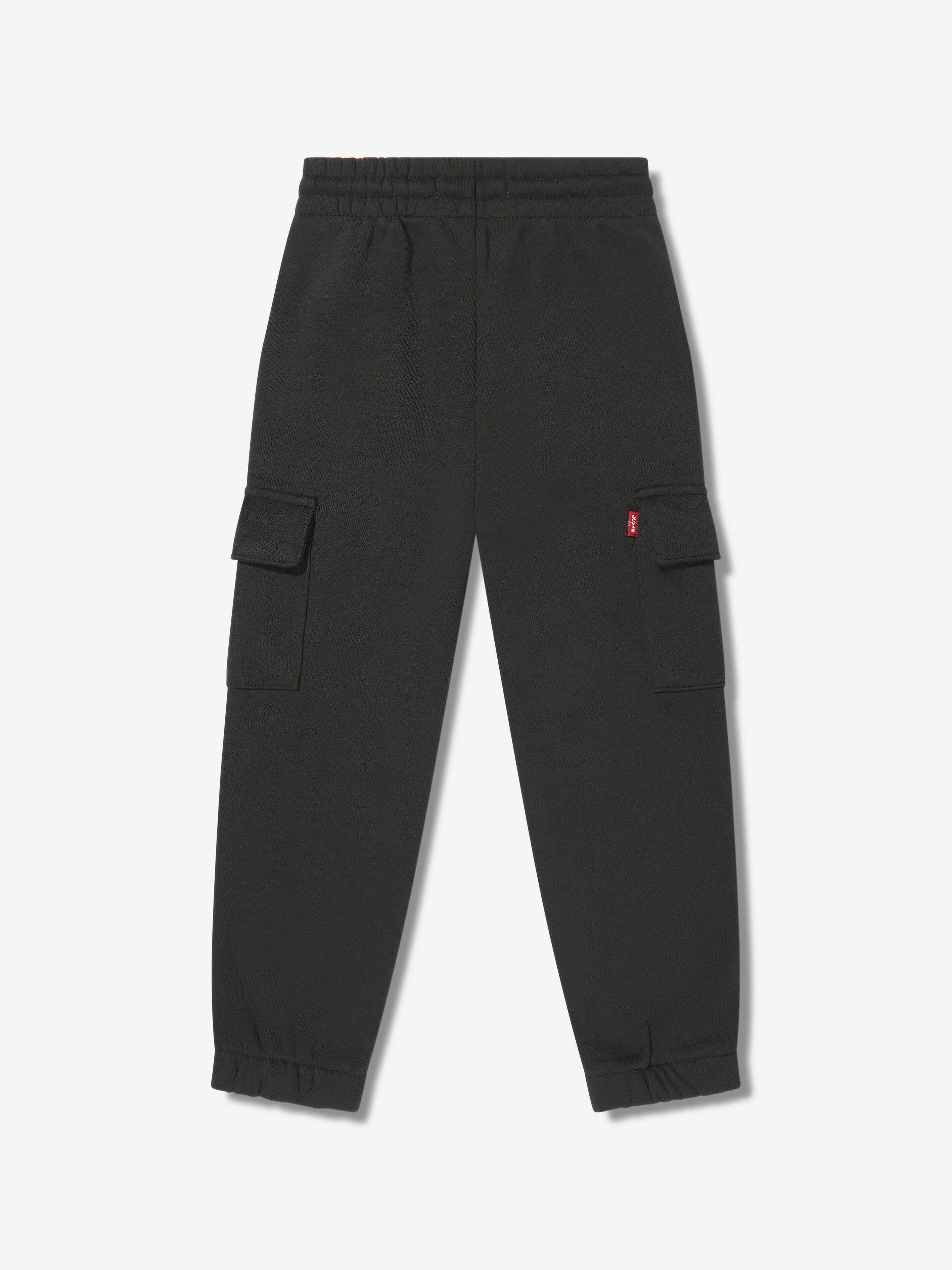 Levi's Wear Boys Utility Cargo Joggers in Black