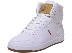 Levi's Men's 521-BB-HI-Pebbled-UL Sneakers High Top White/Gum Sz: 7 519708