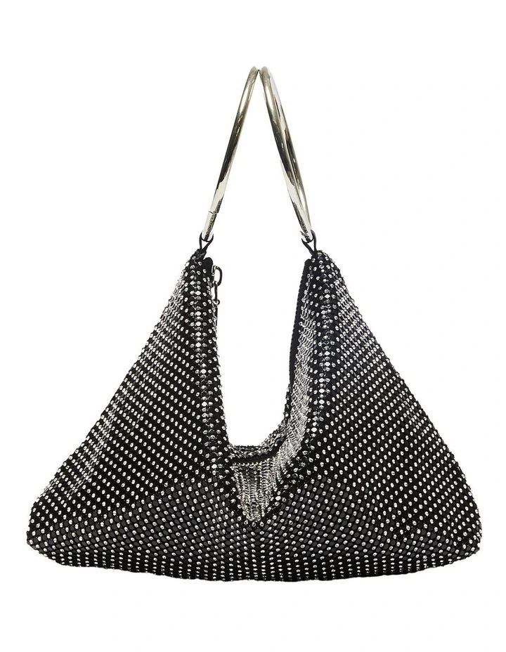 Lia Mesh Bag In Black