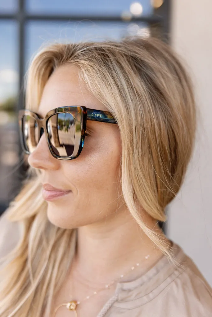 Lizzy Sunglasses, Multi Tortoise