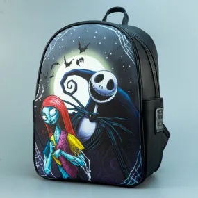 Loungefly The Nightmare Before Christmas Jack and Sally Mini Backpack