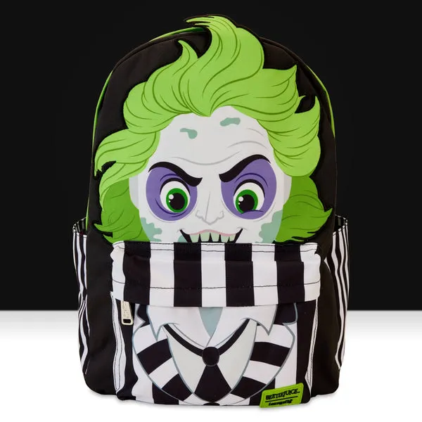 Loungefly x Beetlejuice Cosplay Full Size Nylon Backpack