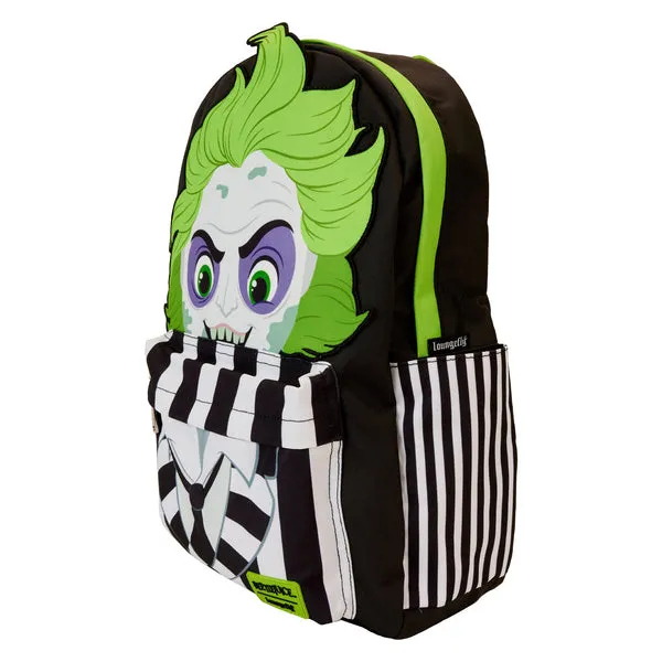 Loungefly x Beetlejuice Cosplay Full Size Nylon Backpack