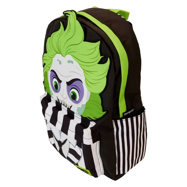 Loungefly x Beetlejuice Cosplay Full Size Nylon Backpack