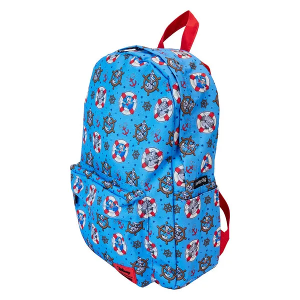 Loungefly x Disney Donald Duck 90th Anniversary Nylon Backpack