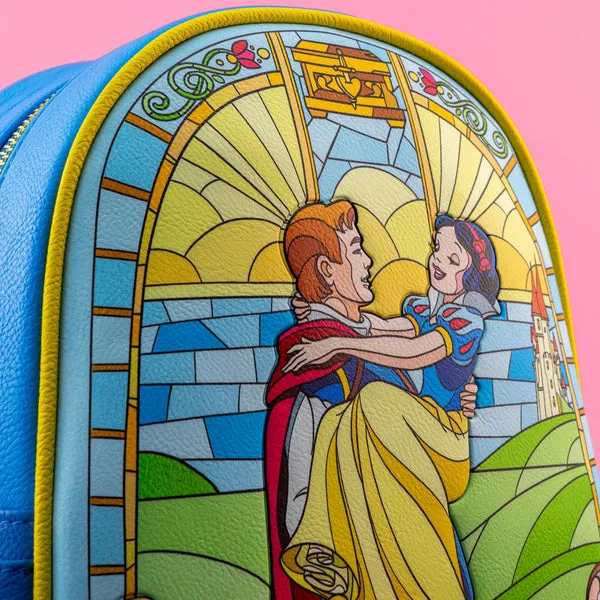 Loungefly x Disney Snow White Stained Glass Mini Backpack