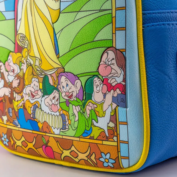 Loungefly x Disney Snow White Stained Glass Mini Backpack