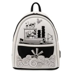 Loungefly x Disney Steamboat Willie Cruise Mini Backpack