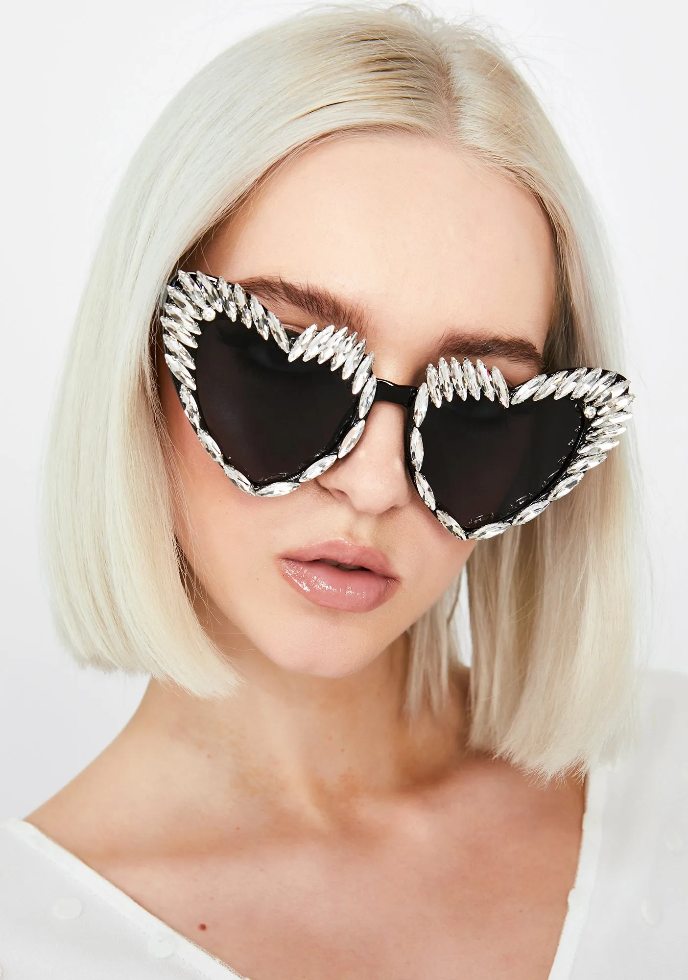 Lustrous Desire Heart Sunglasses-