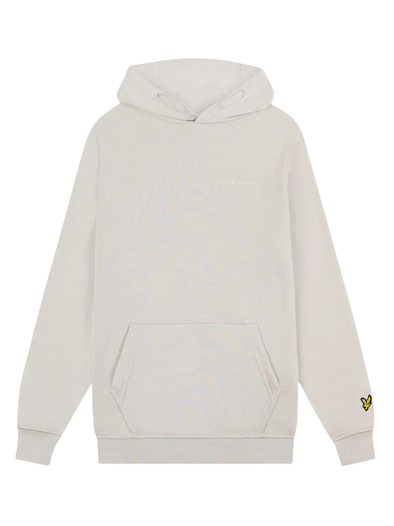 Lyle & Scott Boys Script Embroidered Hoodie - Cove - Beige