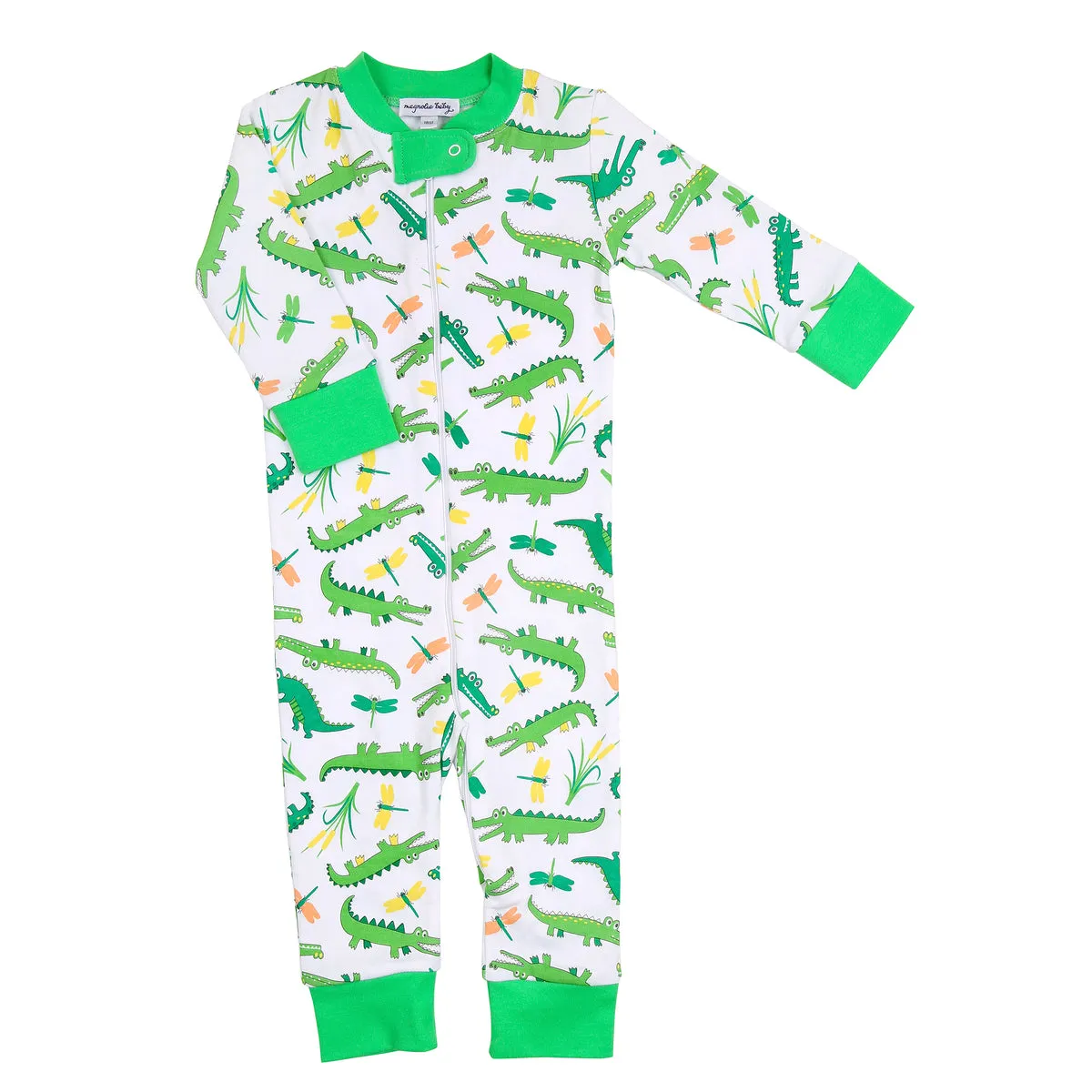 Magnolia Baby Zipped PJ Romper - Gators