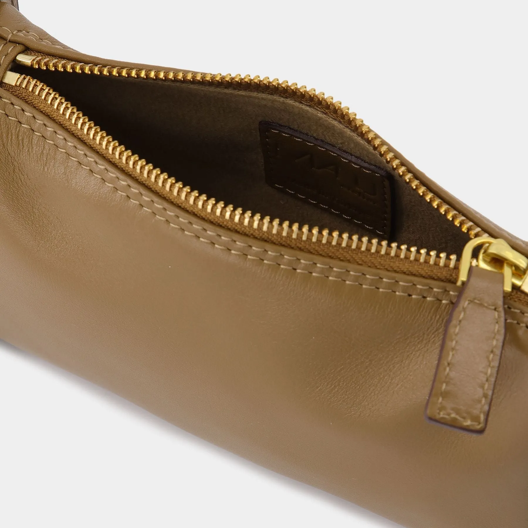 Manu Atelier  Mini Carmen Bag in Brown Leather