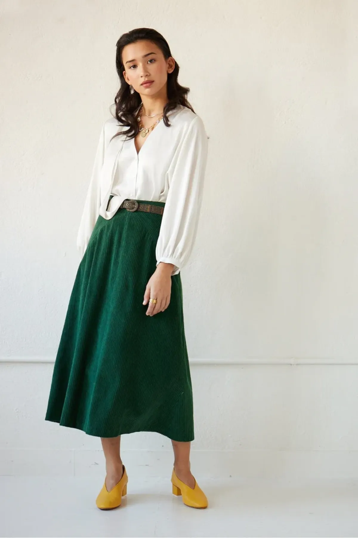 Margot Skirt - Pine