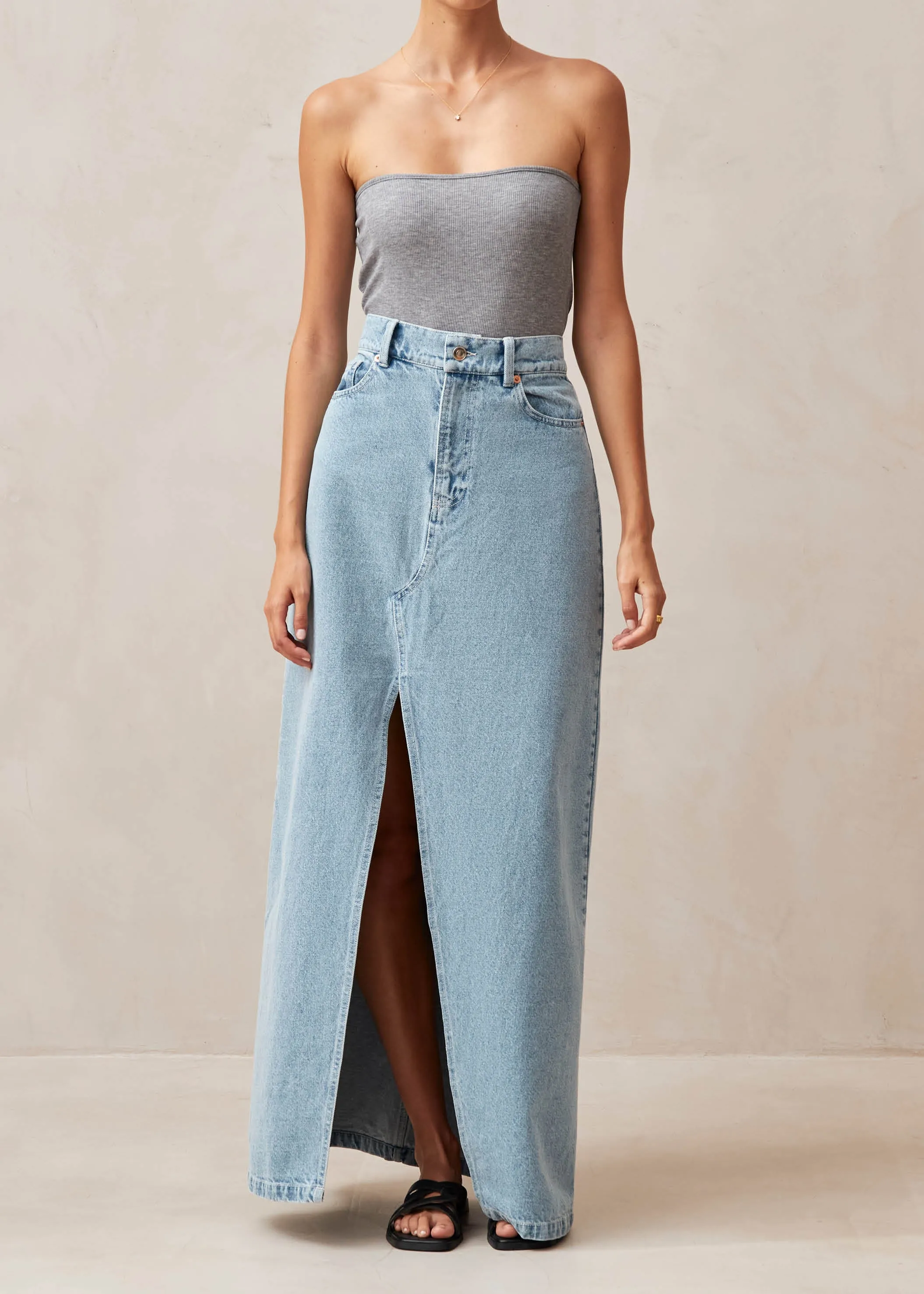 Mariana Blue Denim Skirt  