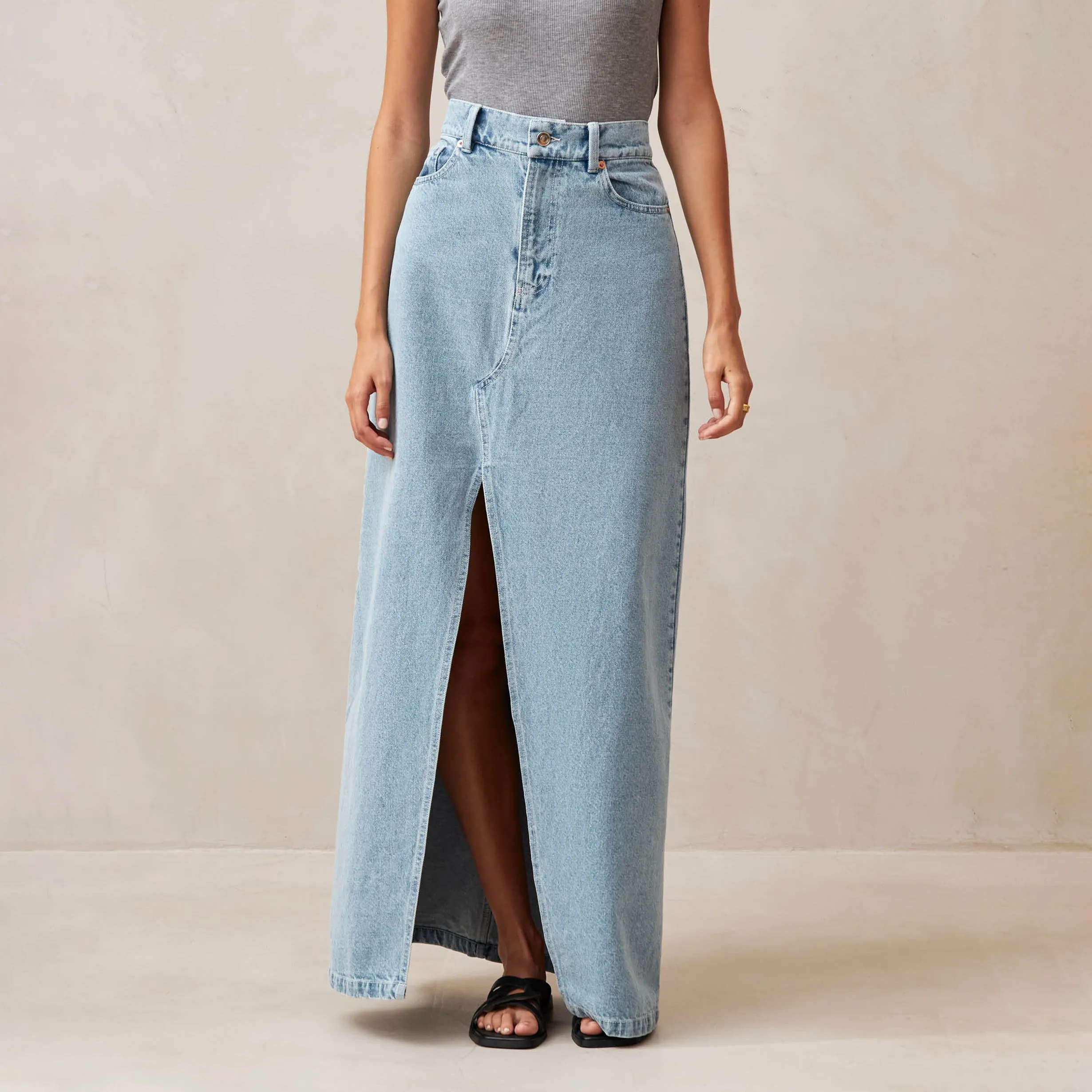 Mariana Blue Denim Skirt  