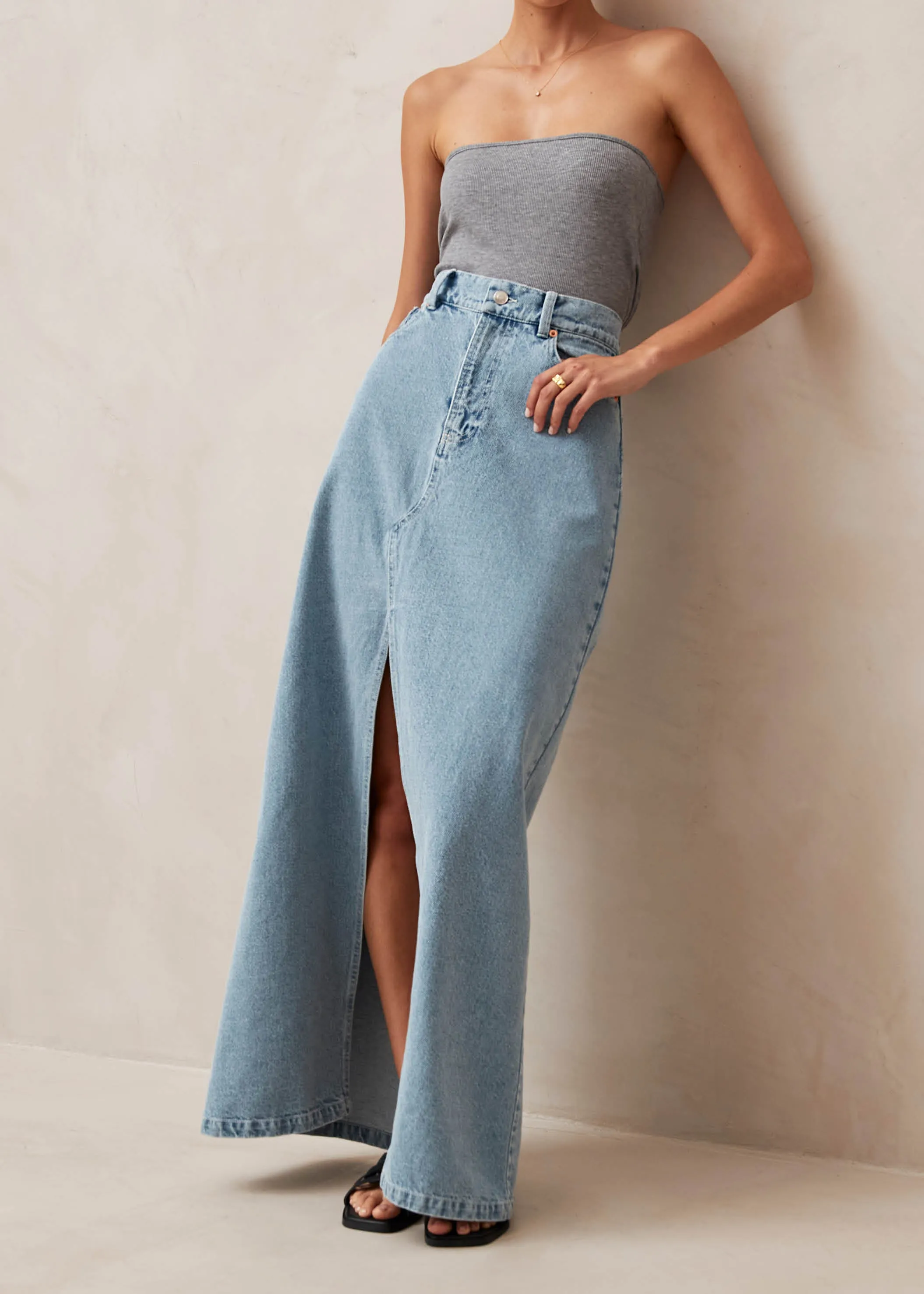 Mariana Blue Denim Skirt  