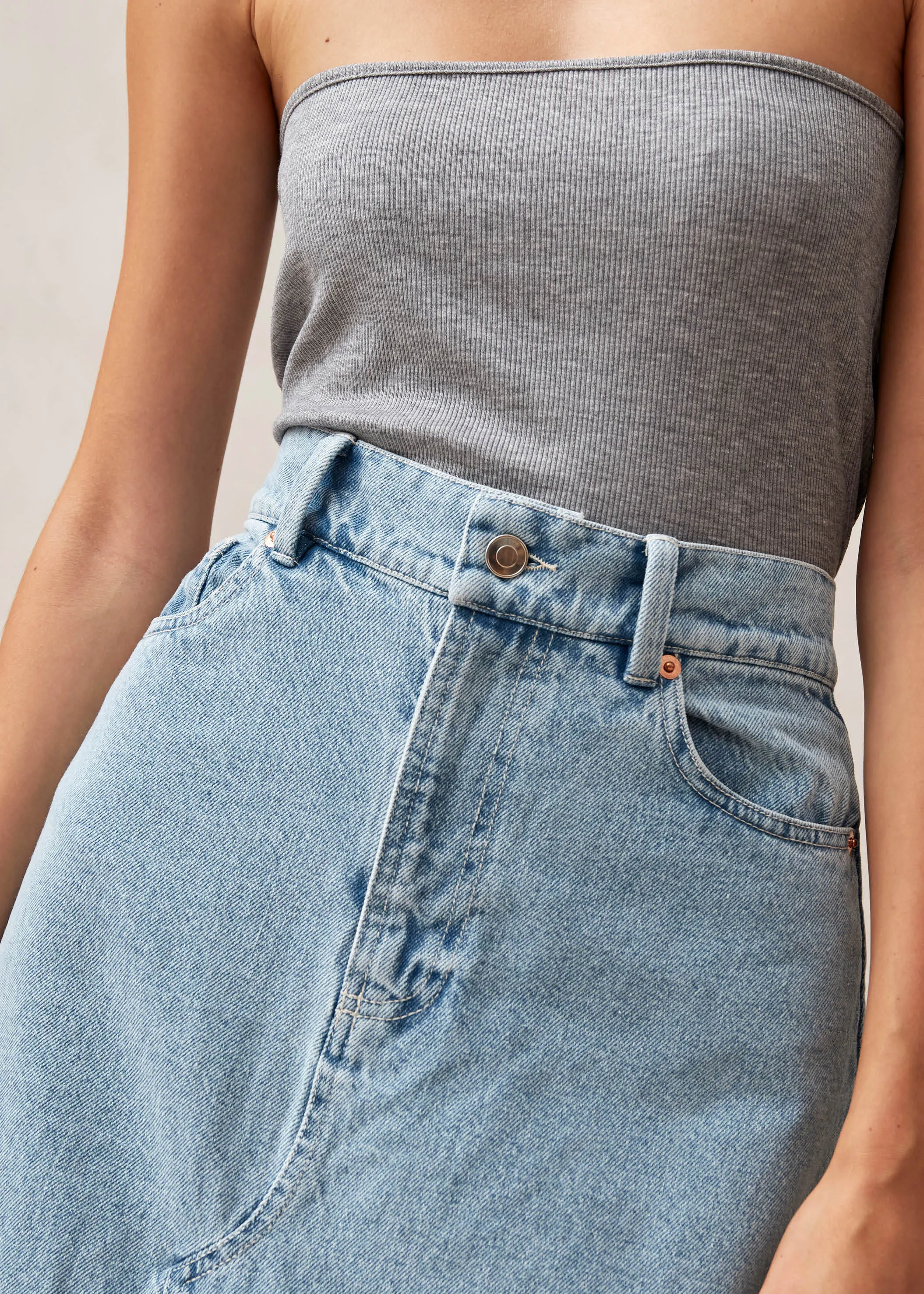 Mariana Blue Denim Skirt  