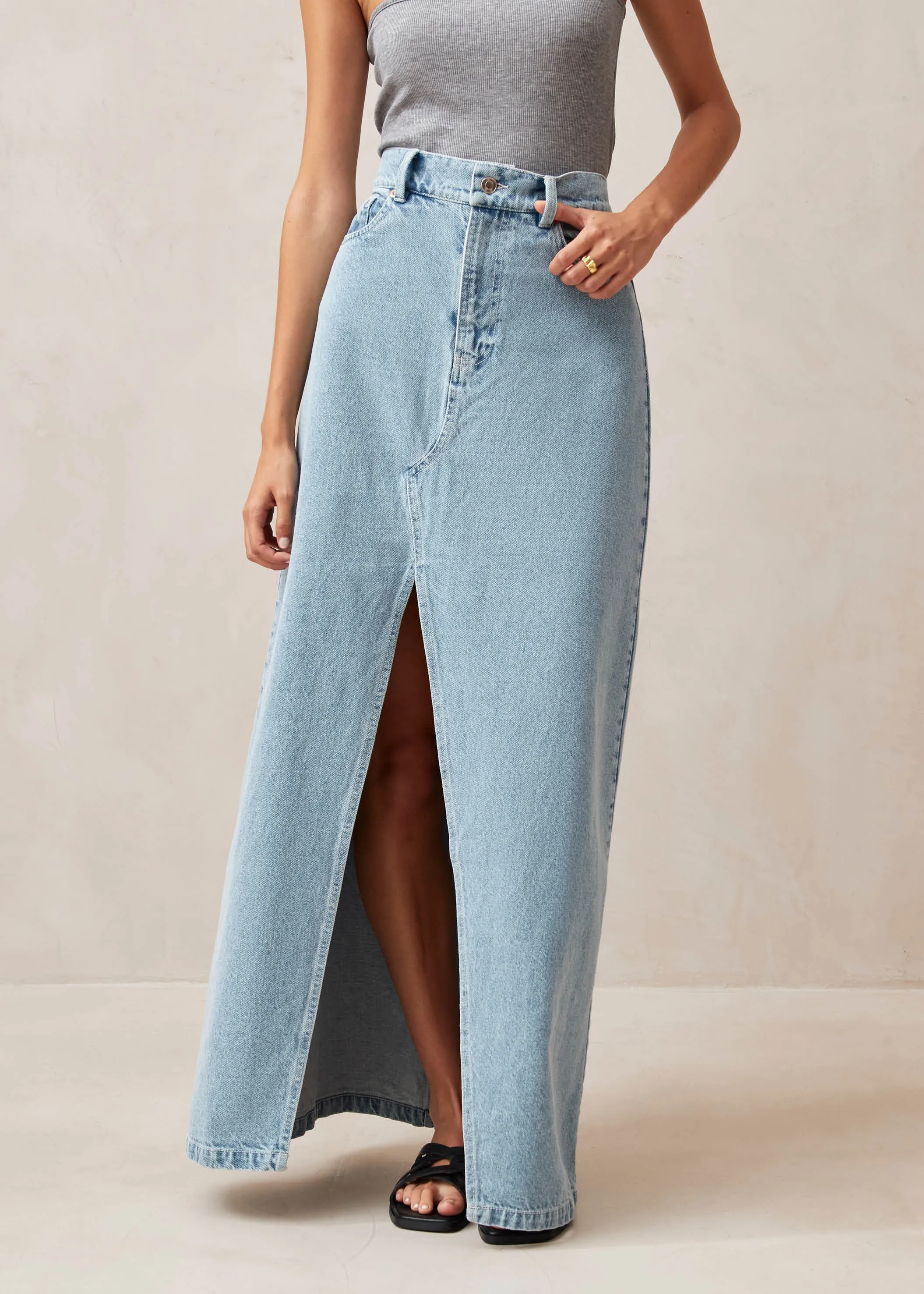 Mariana Blue Denim Skirt  