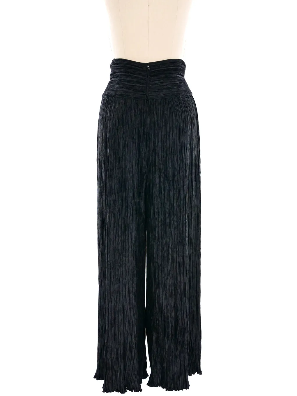 Mary McFadden Plisse Trousers