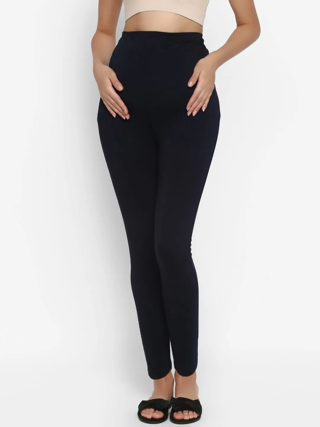 Maternity Leggings- Winter (French Terry Lined)