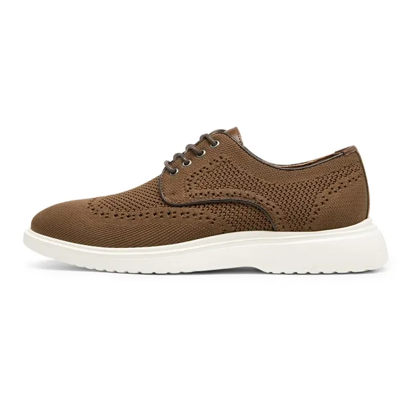 [MaxFlex Ease Breeze+] Men's Knitted Casual Wingtip Oxford Sneakers