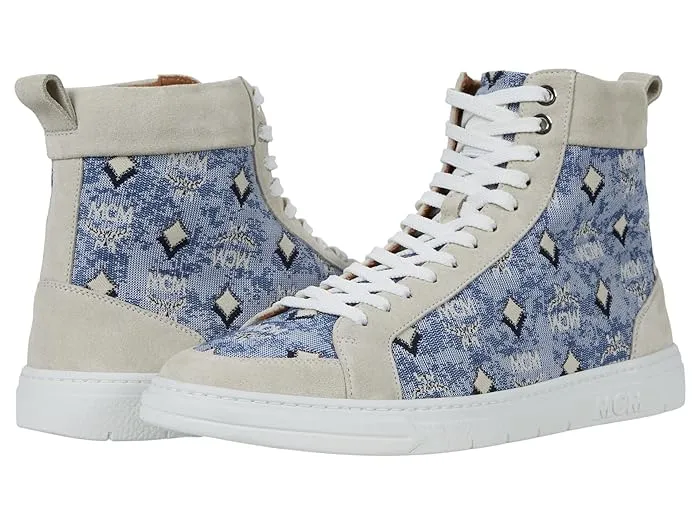 MCM Vintage Monogram Jacquard Sneakers Men's