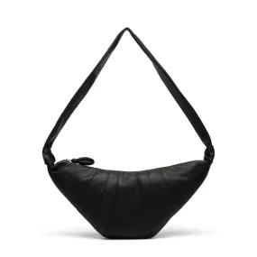 MEDIUM CROISSANT BAG BLACK | Bodega