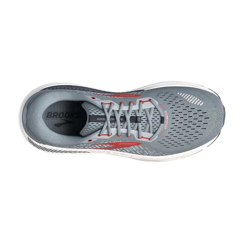 Men's Addiction GTS 15 Running Shoe - Grey/Ebony/Chili Oil - Regular (D)